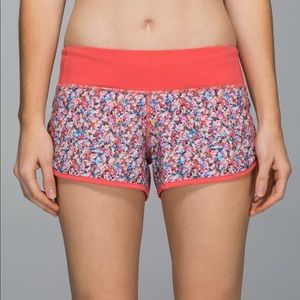Lululemon Multi-Colored flower shorts